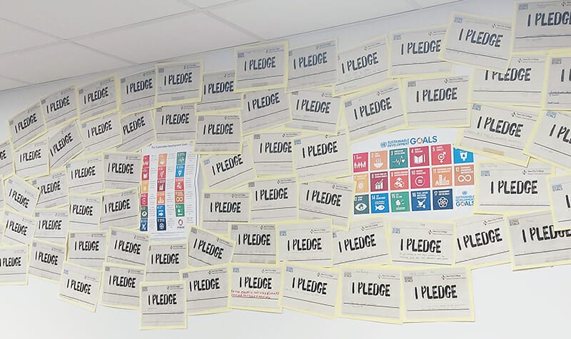 A successful Green Week at New City College followed on from students taking part in Global Goals Teach-ins for the first time – giving them practical ways to tackle climate change