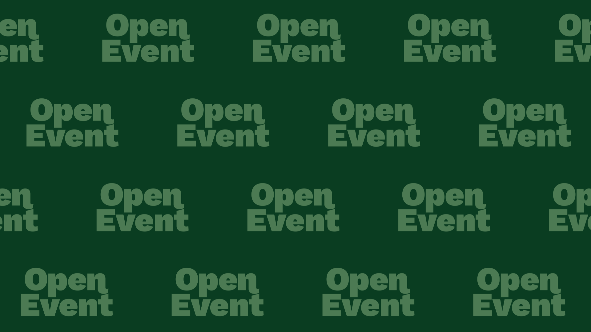 Join us for our Open Event