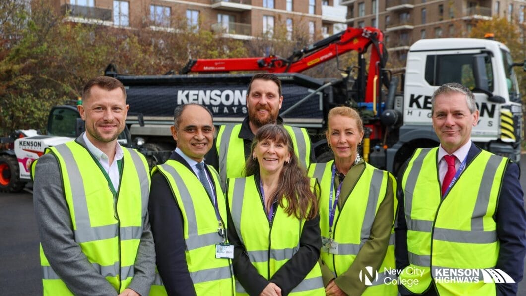 New City College and Kenson Highways officially launch new Street Works training partnership
